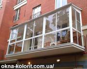 Изготовление и монтаж окон,  балконов,  дверей из немецких ПВХ профилей 
